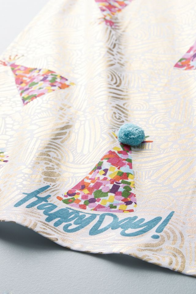 Thimblepress Happy Day! Dish Towel #1