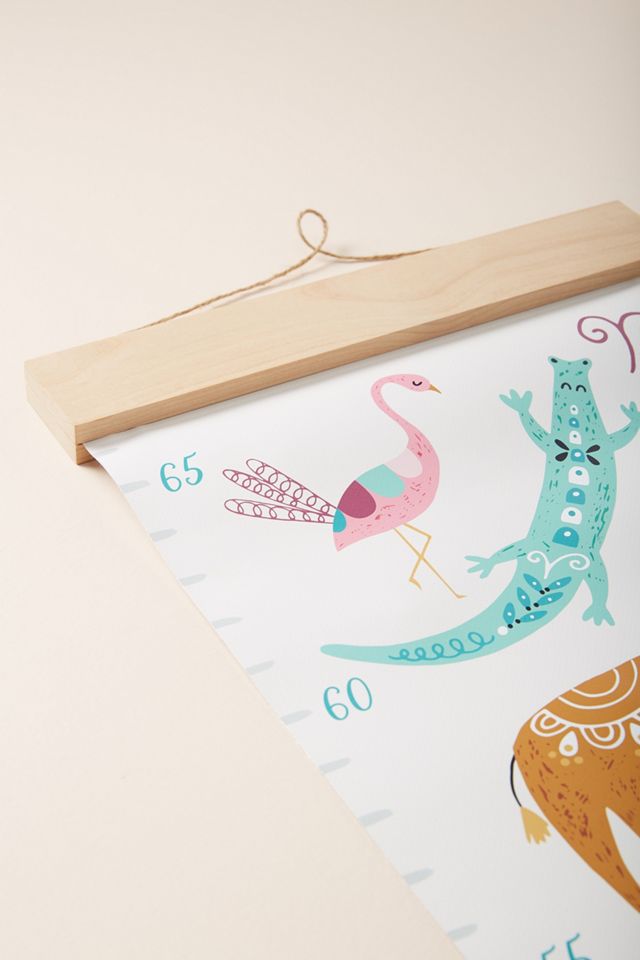 Paper & Cloth Safari Growth Chart #1