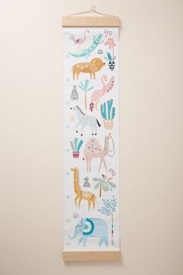 Paper & Cloth Safari Growth Chart