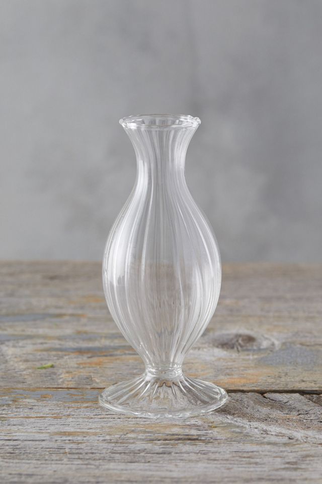 Scalloped Glass Vase #1