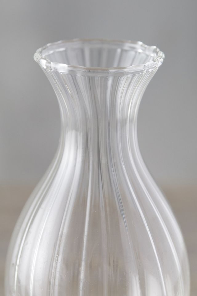 Scalloped Glass Vase #2
