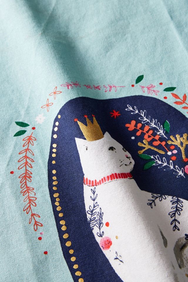 Victoria Johnson Queen Kitty Dish Towel #1