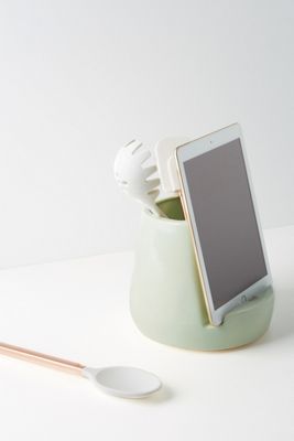 Kitchen Tablet Dock + Canister
