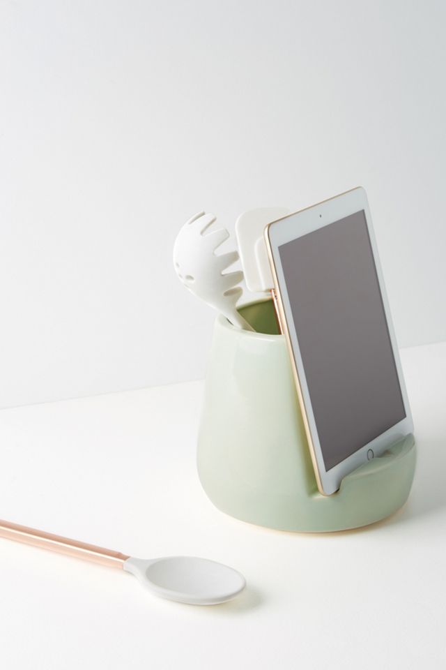 Kitchen Tablet Dock + Canister