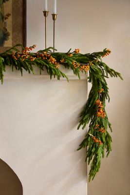 Faux Norfolk Pine Garland, 6'