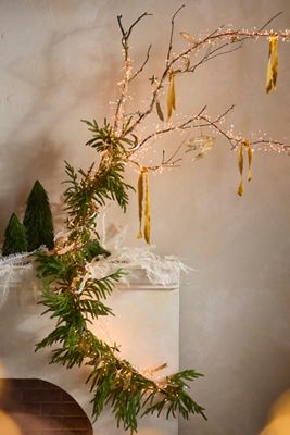 Faux Norfolk Pine Garland, 72"