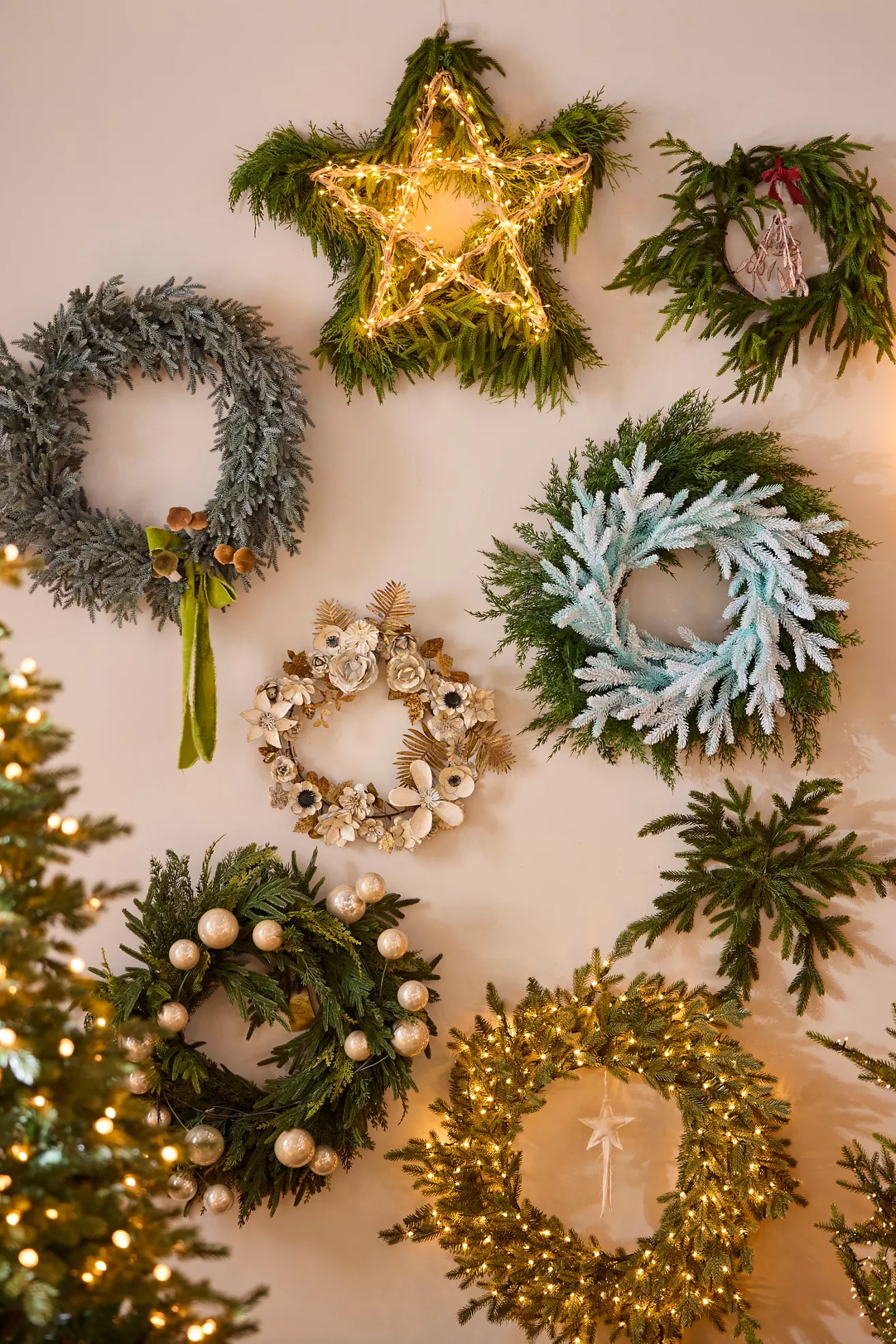 Terrain Faux Cedar Wreath - thumbnail 8