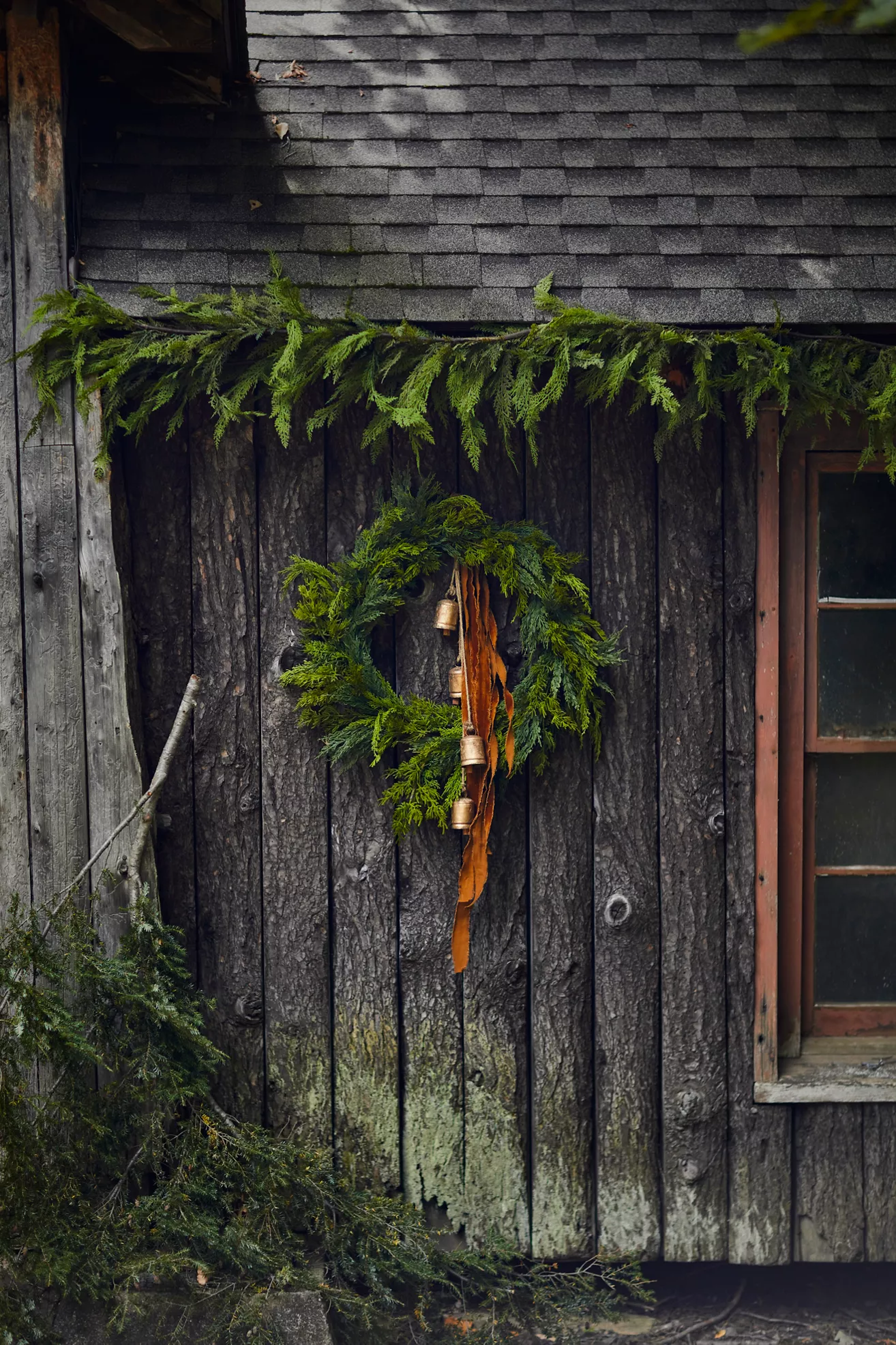 Terrain Faux Cedar Wreath - thumbnail 3