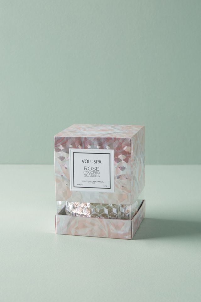 Voluspa Rose Cloche Candle #1