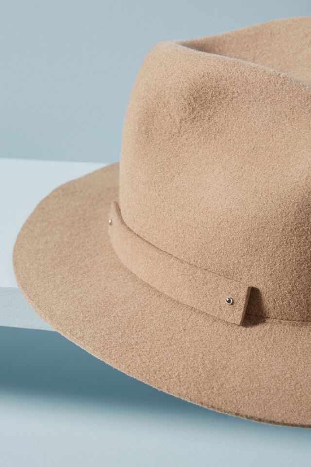 Olive Packable Felt Fedora #1