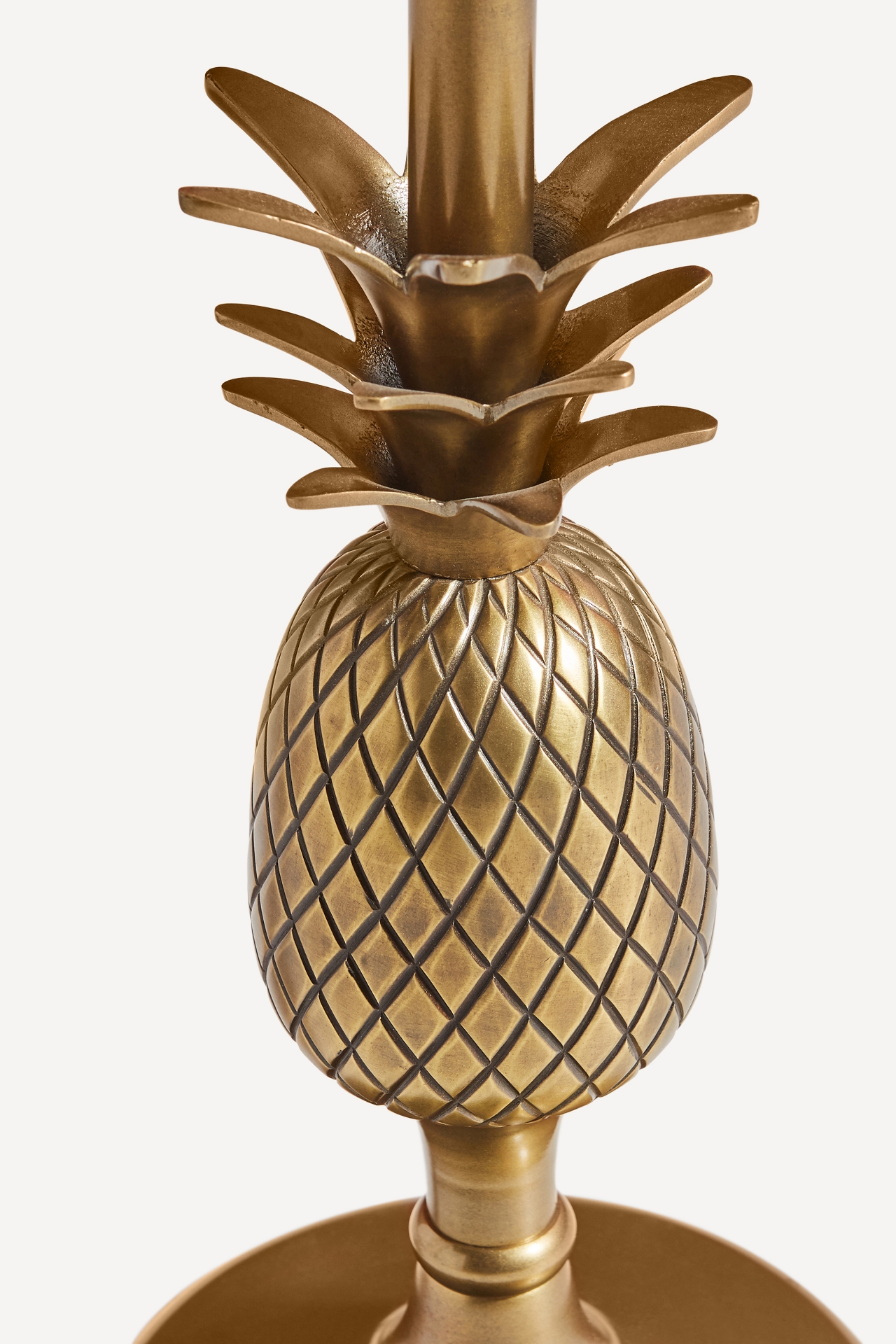 Pineapple Pedestal Side Table