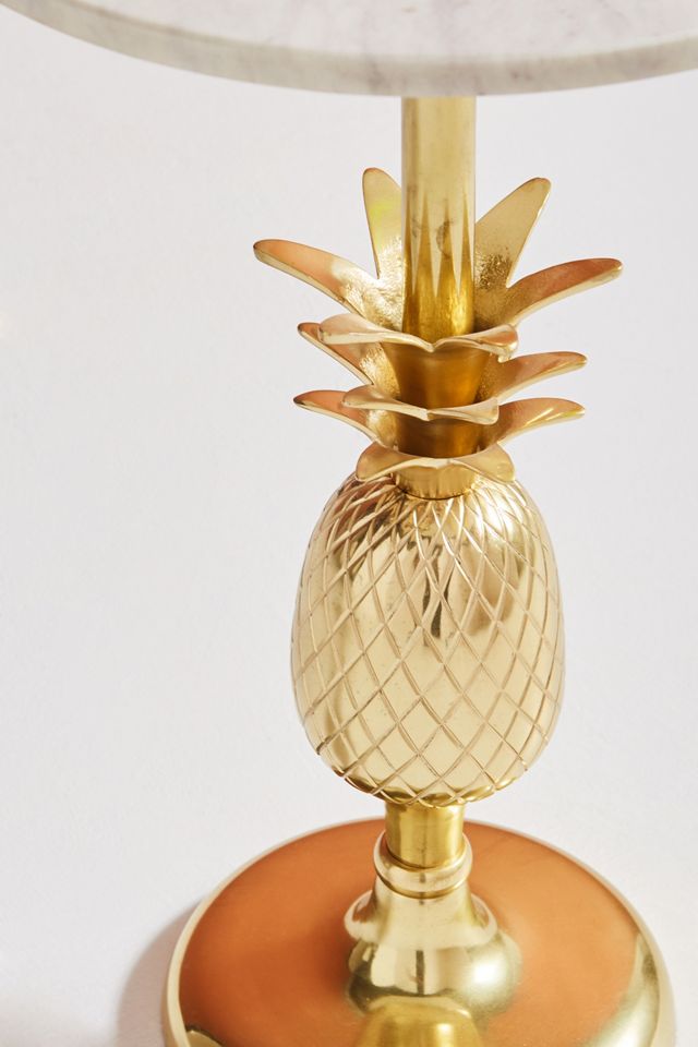 Pineapple Pedestal Side Table #1