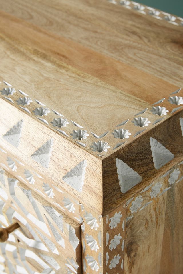 Handcarved Albaron Three-Drawer Dresser #4