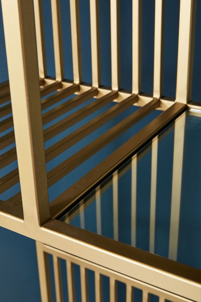Irregular Brass Bookshelf #3