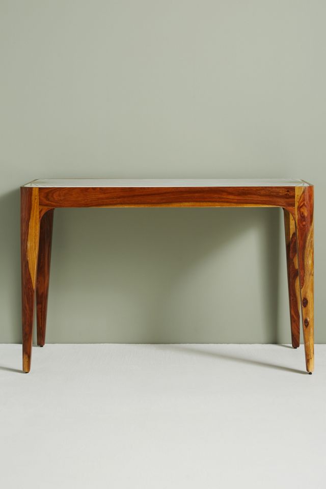 Brass Starburst Console Table #1