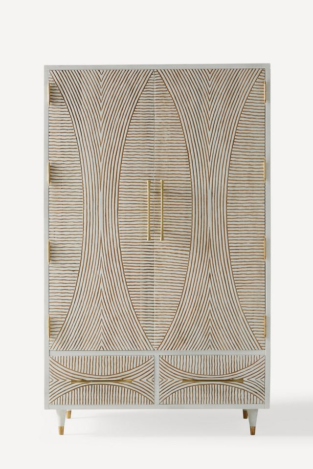 Carved thalia armoire discount