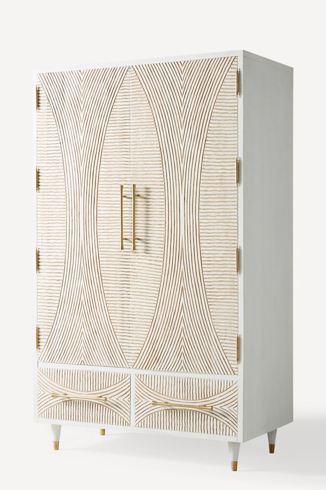 Carved Thalia Armoire #3