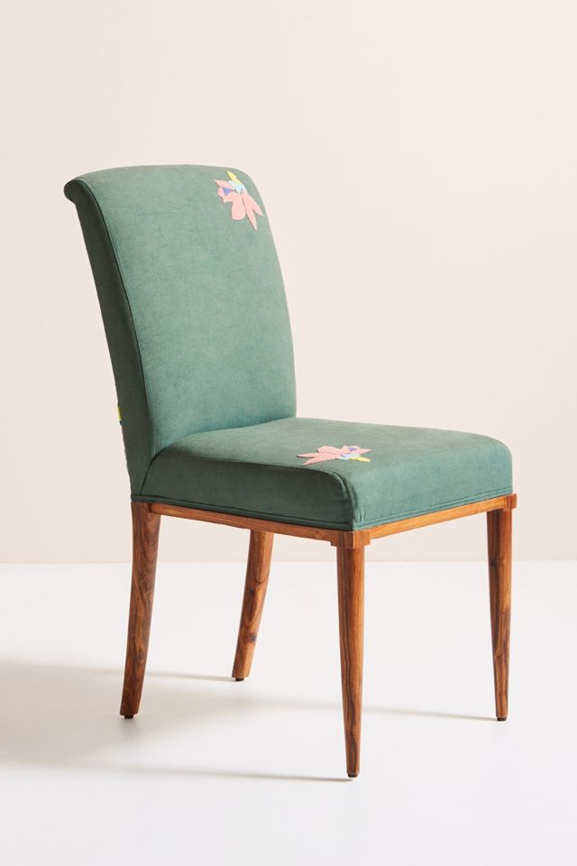 Felted Floral Elza Dining Chair #1