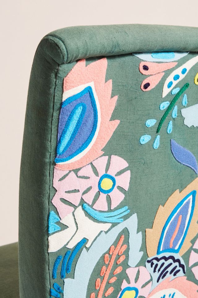 Felted Floral Elza Dining Chair #5