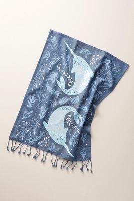 Narwhal Rare & Beautiful Dish Towel