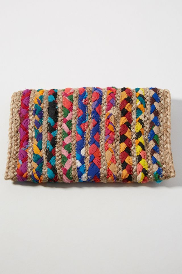 Fiesta Woven Envelope Clutch #1