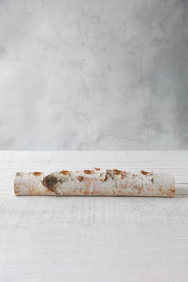 Birch Log Tea Light Holder