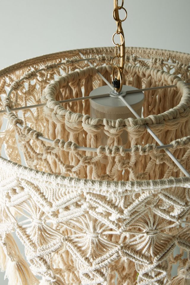 Lana Macrame Chandelier #3