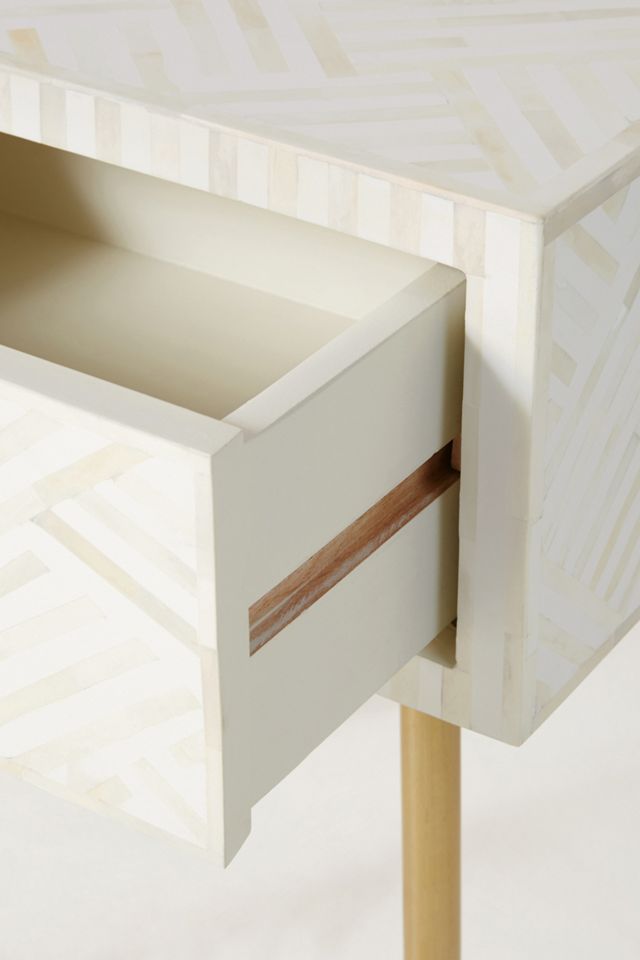 Optical Inlay Nightstand #3
