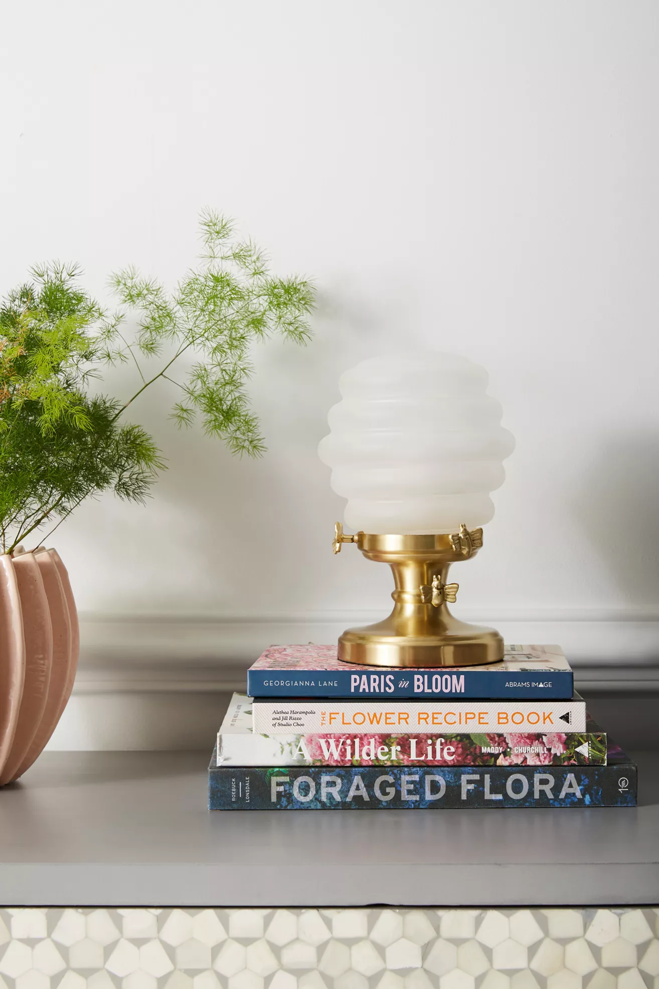 Bumblebee Glass Metal Table Lamp - thumbnail 2