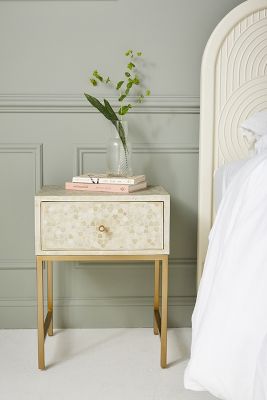 Star Inlay Bedside Table