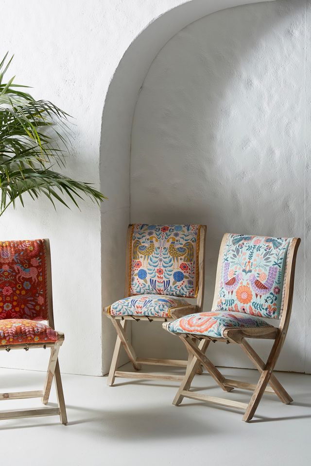 Anthropologie-inspired Folding Chair Cushions