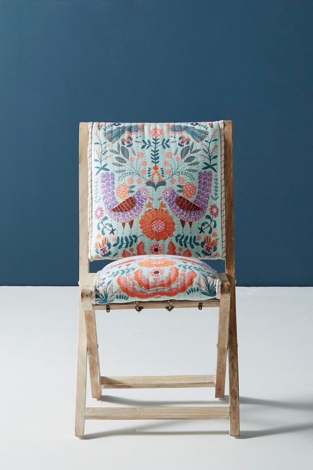 Anthropologie-inspired Folding Chair Cushions