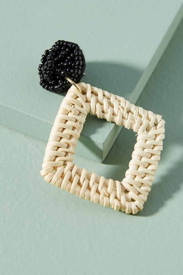 Greenport Wicker Drop Earrings #1
