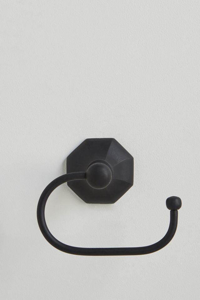 Faceted Toilet Paper Holder