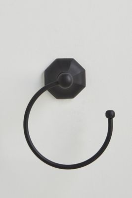 Faceted Towel Ring