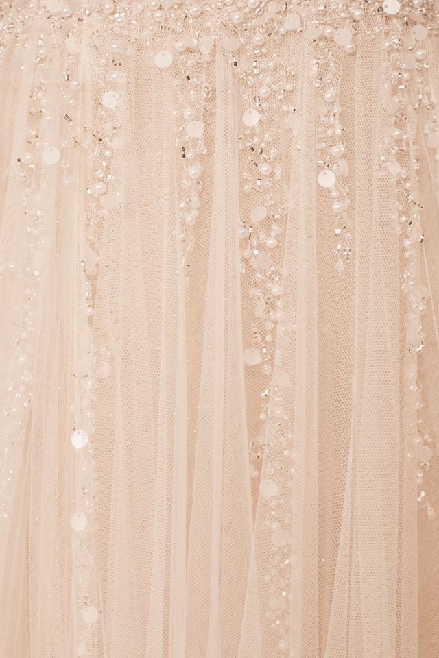 BHLDN Written in the Stars Beaded Tulle Open-Back Wedding Ballgown #5