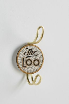 The Bistro Tile Stoneware Hook