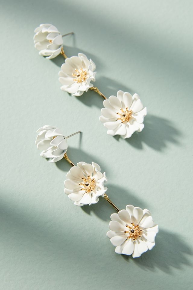 Ditzy Daisy Drop Earrings