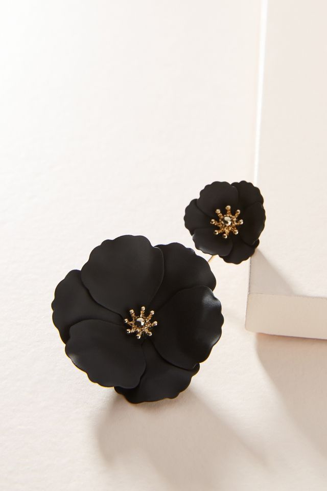 Captiva Floral Front-Back Earrings #1