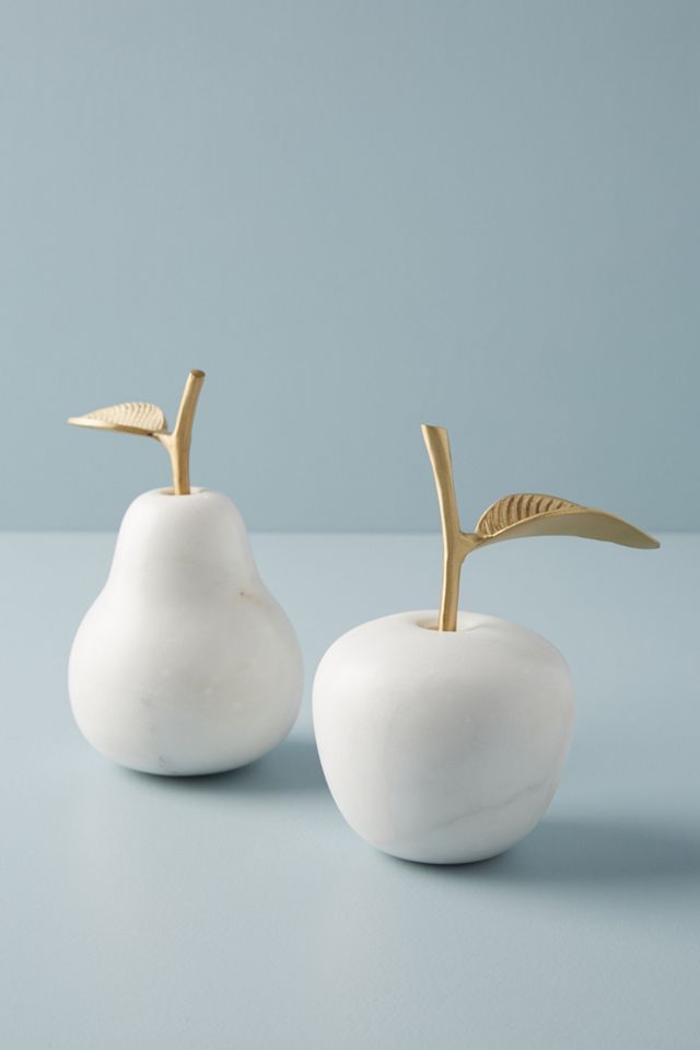 Marble Fruit Decorative Object #4