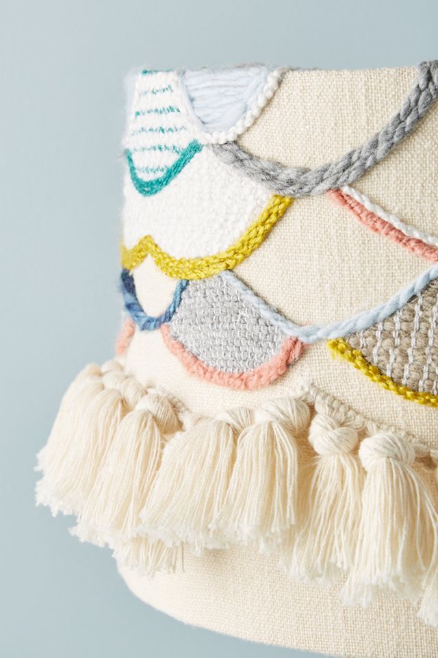 Scalloped Knit Lamp Shade #2