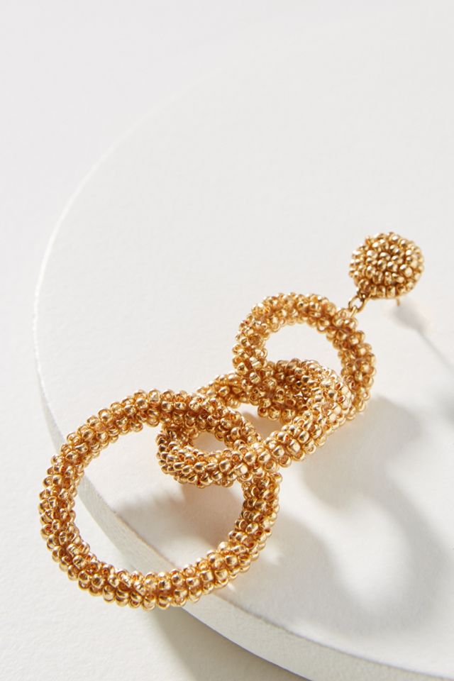 Lyla Beaded Drop Earrings #1