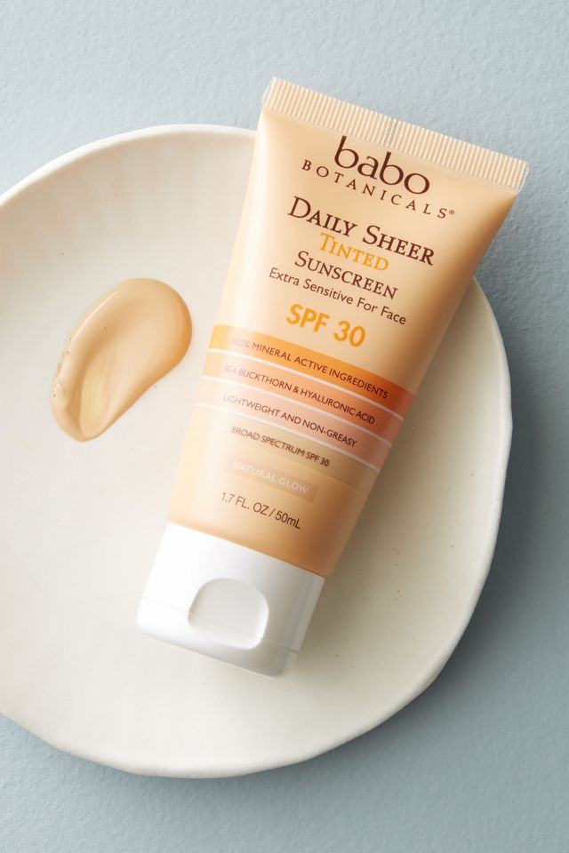 Babo Botanicals Daily Sheer Tinted Sunscreen SPF 30 | Anthropologie