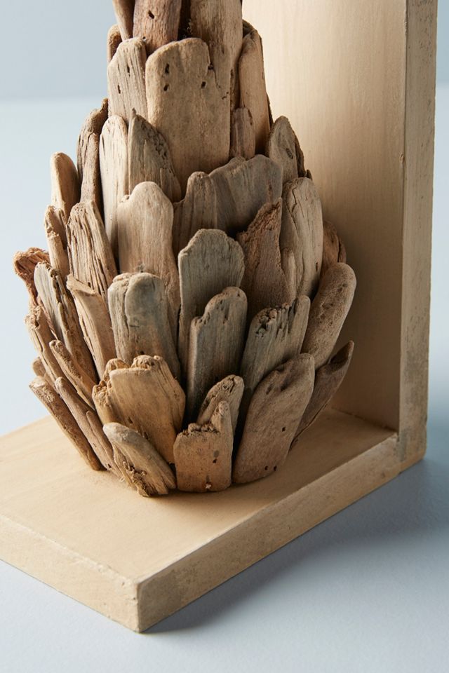 Driftwood Pineapple Bookends #2