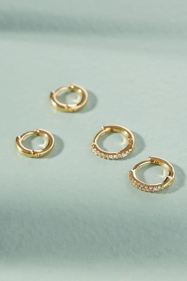 Customizable Hugger Hoop Earring Set #1