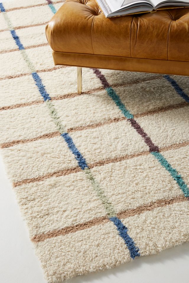 SUNO for Anthropologie Jute Grid Rug #1