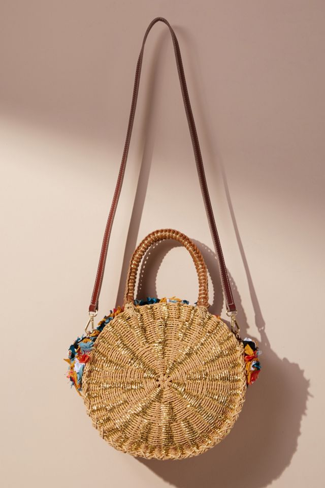 Kiran Straw Tote Bag | Anthropologie