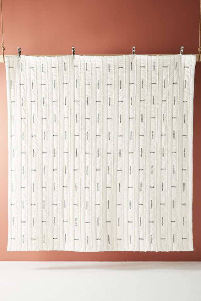 Embroidered Norah Quilt #1