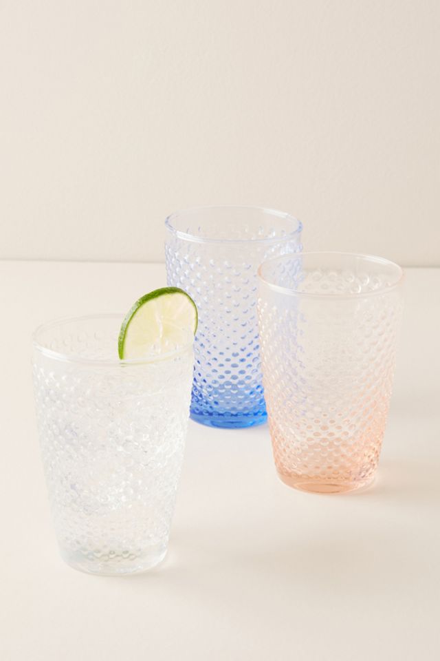 Set of 4 Gather Pebbled Juice Glasses #1