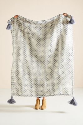 Textured Bobble Throw Blanket